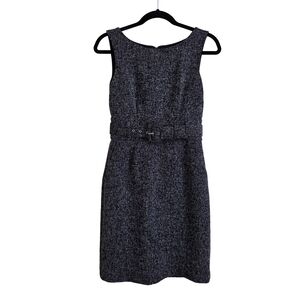 Banana Republic Textured Black Mini Dress